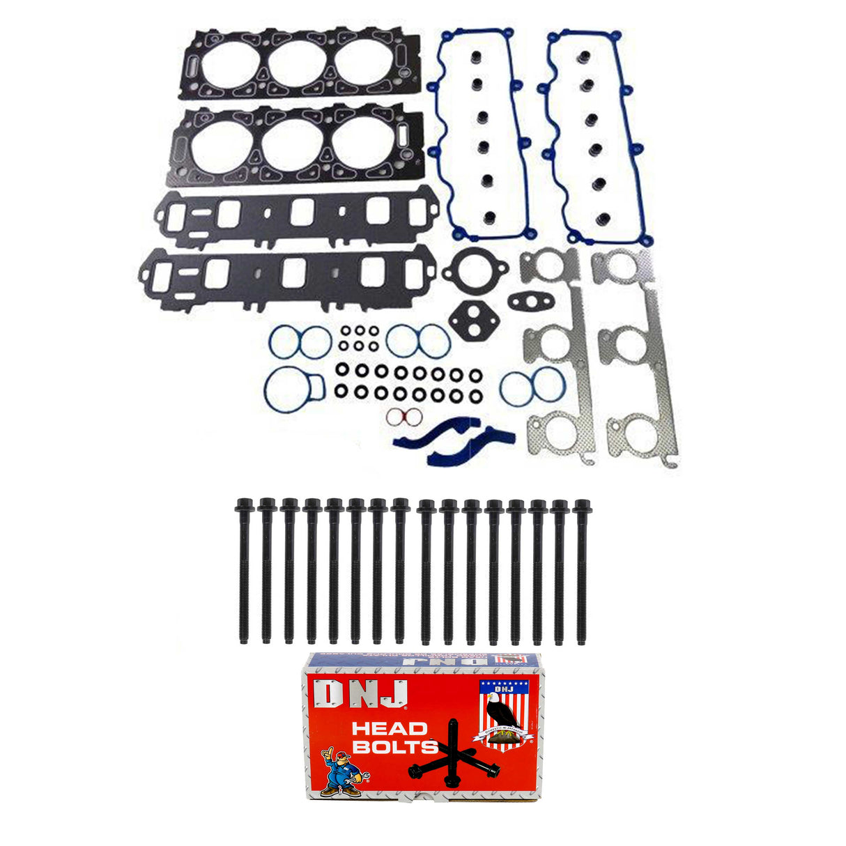 Cylinder Head Gasket set with Head Bolt Kit 2002-2008 Ford,Mazda 3.0L