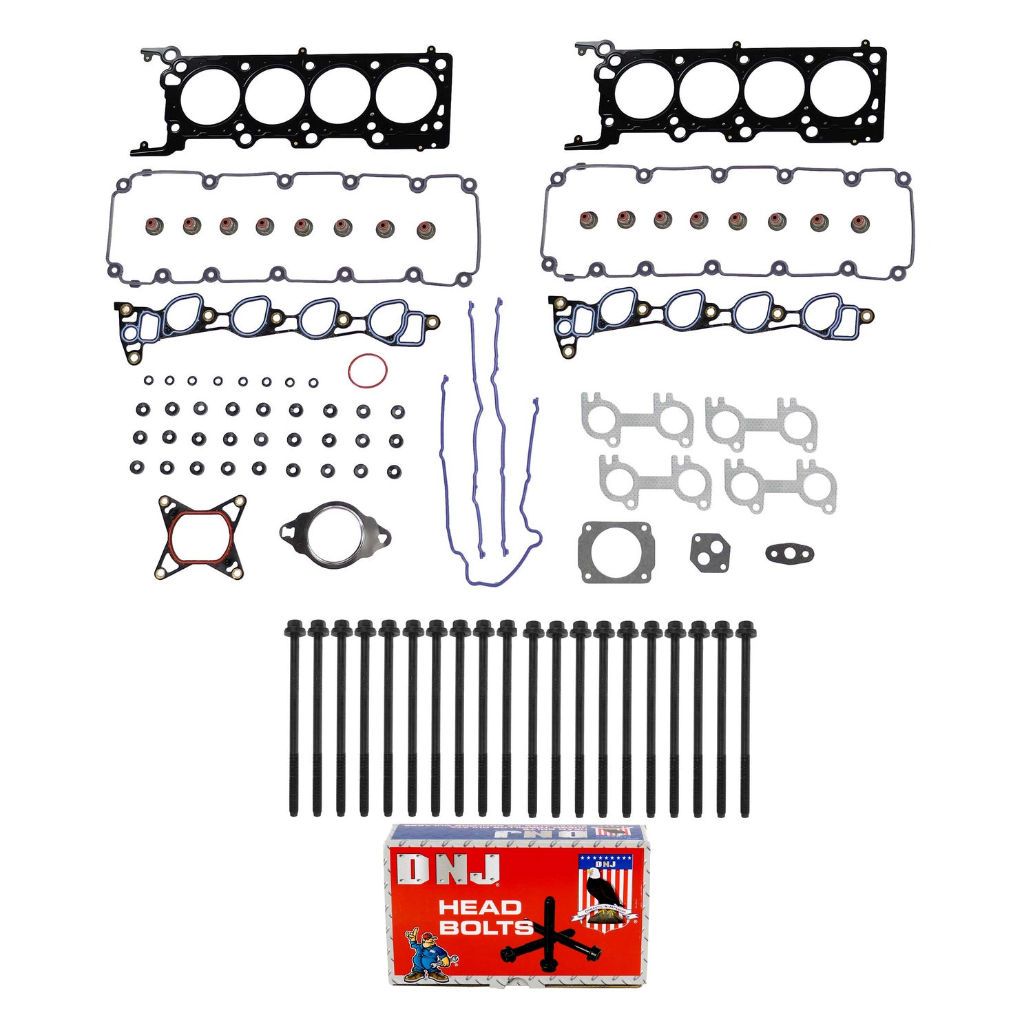 Cylinder Head Gasket set with Head Bolt Kit 1997-1999 Ford 4.6L