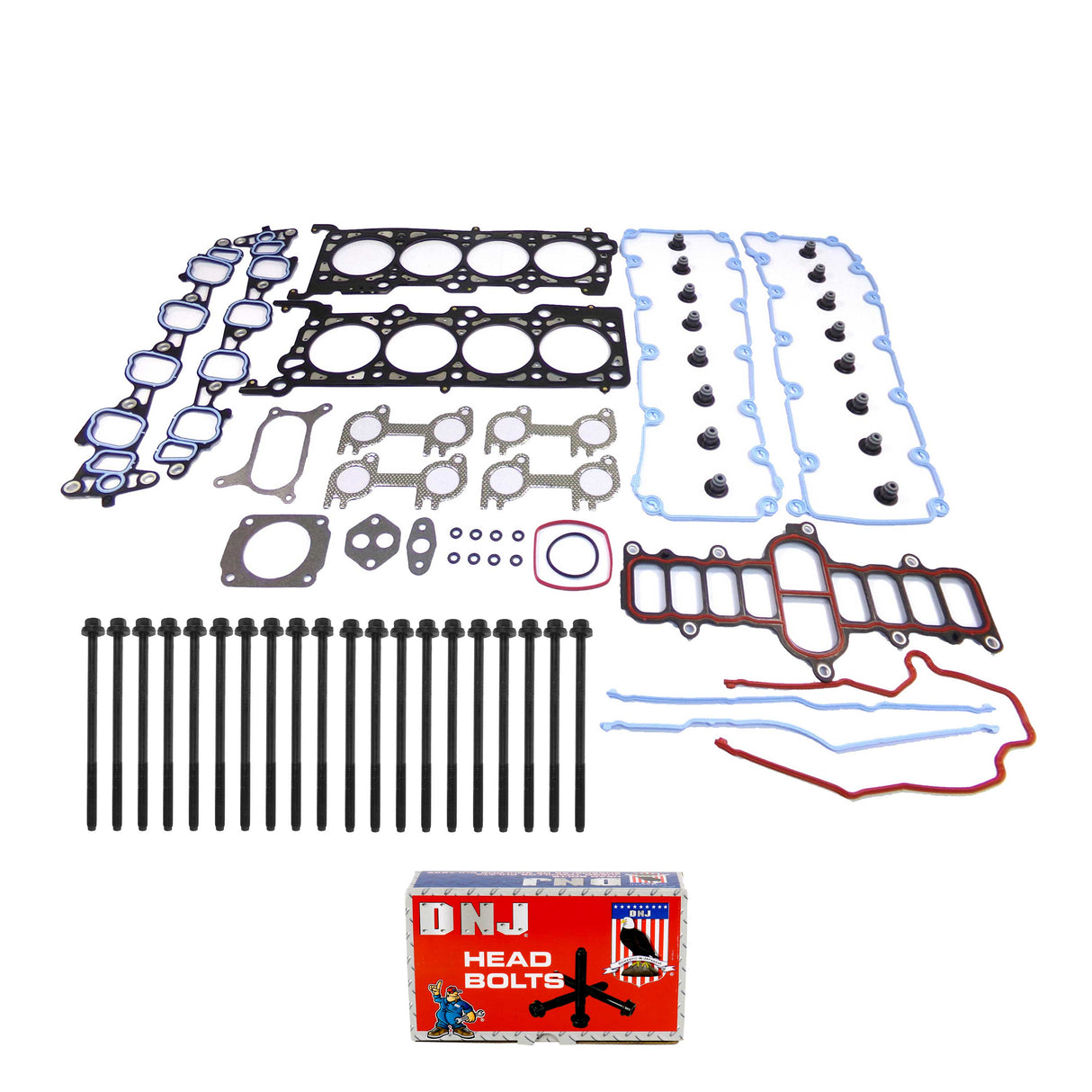 Cylinder Head Gasket set with Head Bolt Kit 2002-2003 Ford 4.6L