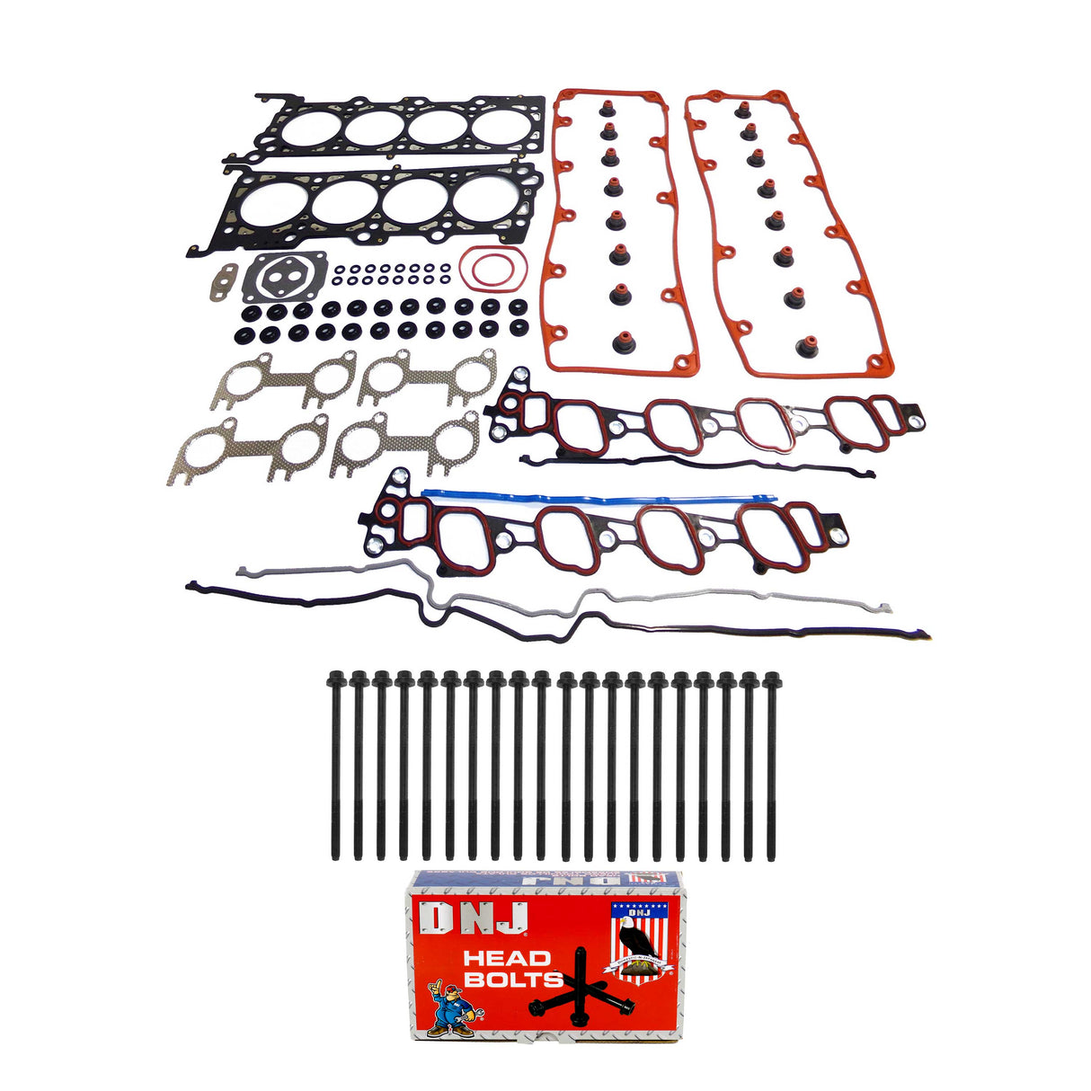 Cylinder Head Gasket set with Head Bolt Kit 2002-2008 Ford,Lincoln,Mercury 4.6L