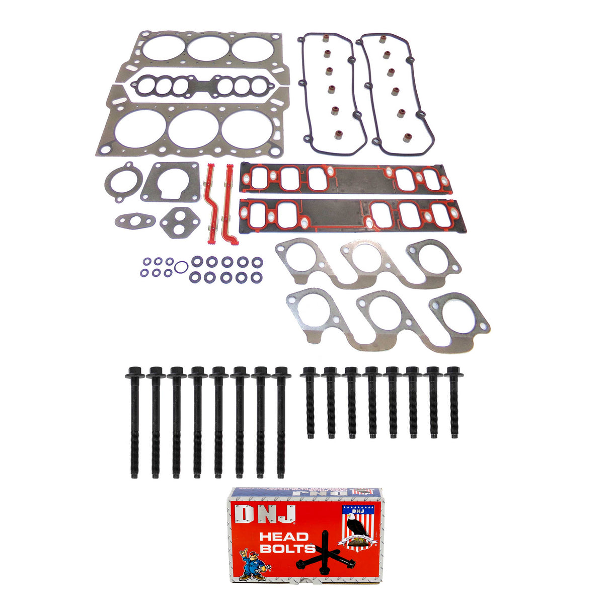 Cylinder Head Gasket set with Head Bolt Kit 1996 Ford,Mercury 3.8L