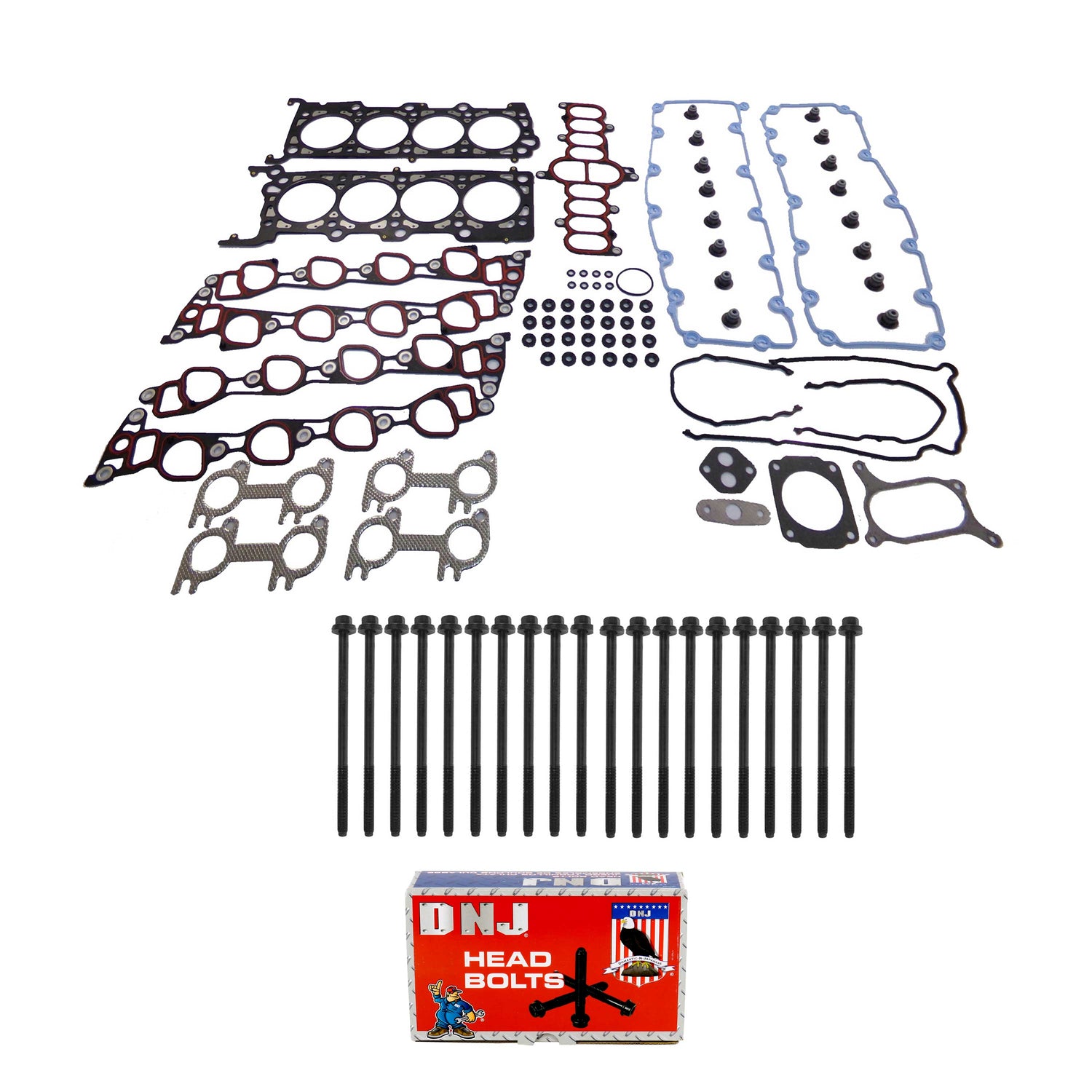Cylinder Head Gasket set with Head Bolt Kit 1997-1999 Ford,Lincoln 5.4L
