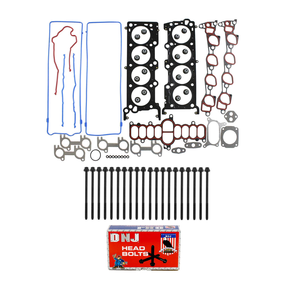 Cylinder Head Gasket set with Head Bolt Kit 1997-1999 Ford 4.6L