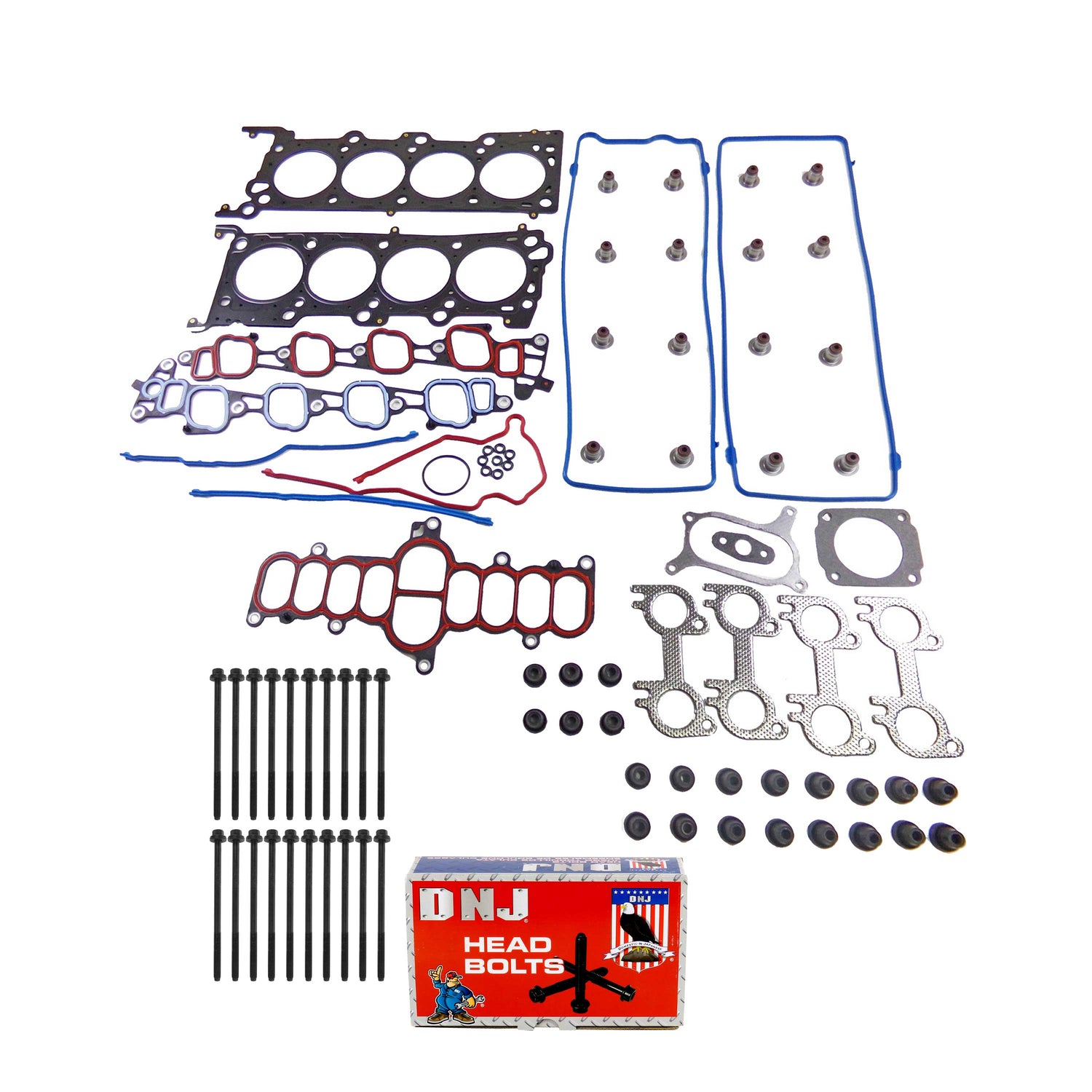 Cylinder Head Gasket set with Head Bolt Kit 2000 Ford 4.6L
