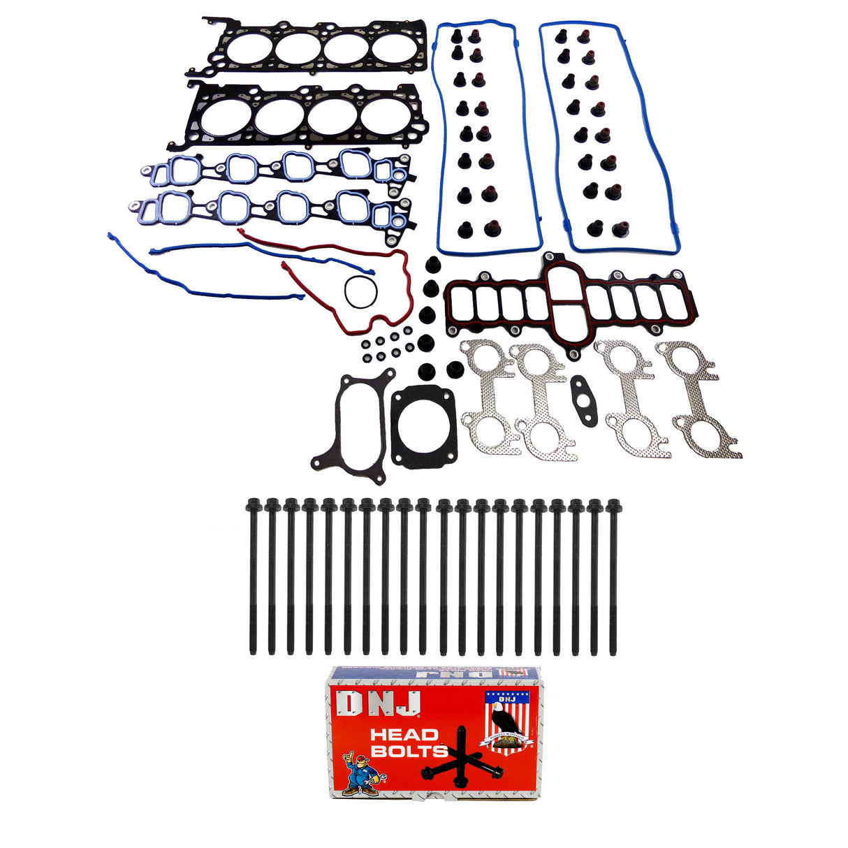 Cylinder Head Gasket set with Head Bolt Kit 2001-2002 Ford 4.6L