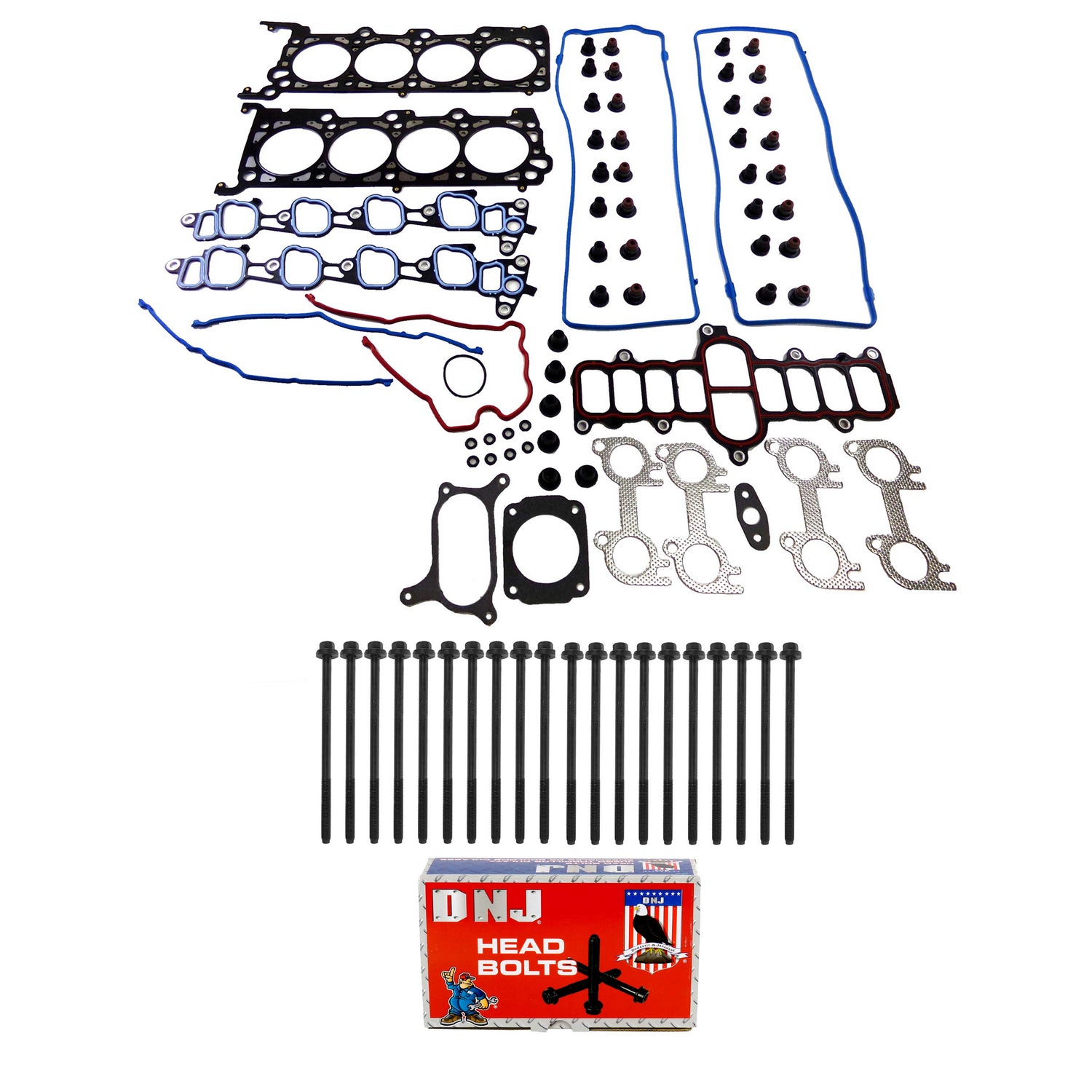 Cylinder Head Gasket set with Head Bolt Kit 2001-2002 Ford 4.6L