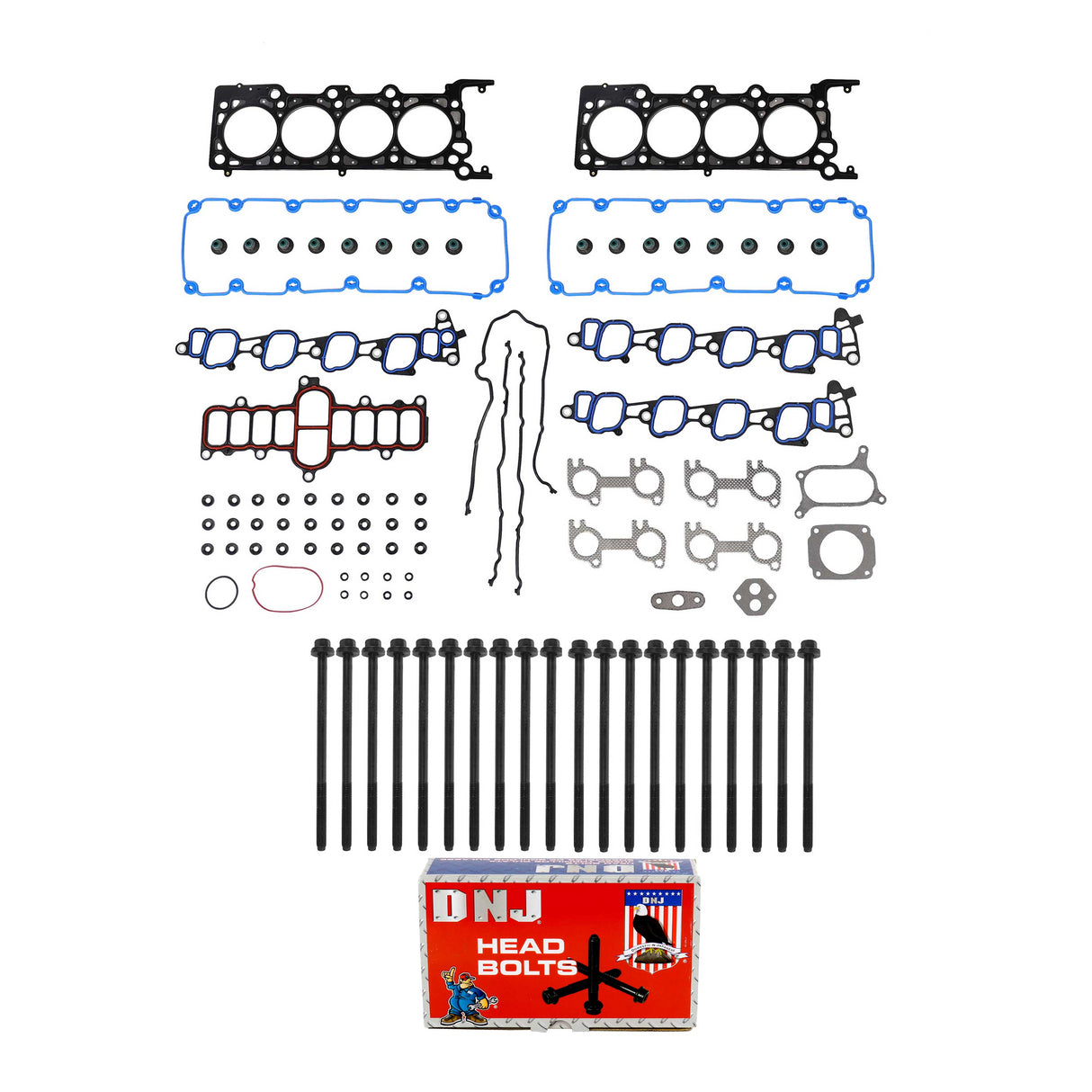 Cylinder Head Gasket set with Head Bolt Kit 1999-2005 Ford 5.4L
