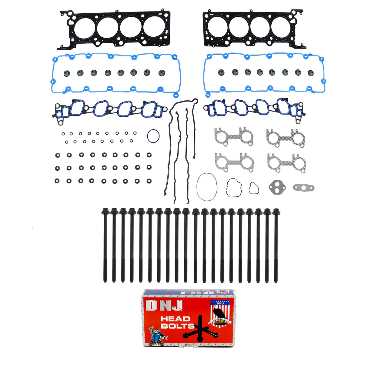 Cylinder Head Gasket set with Head Bolt Kit 2004-2008 Ford 5.4L