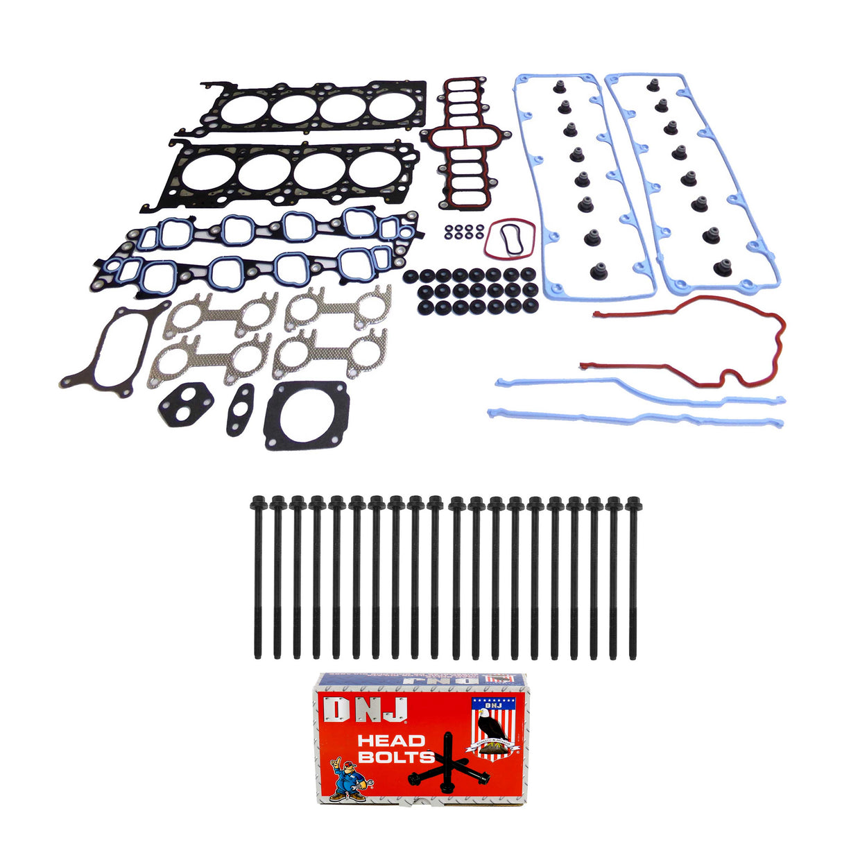 Cylinder Head Gasket set with Head Bolt Kit 2002-2004 Ford 4.6L