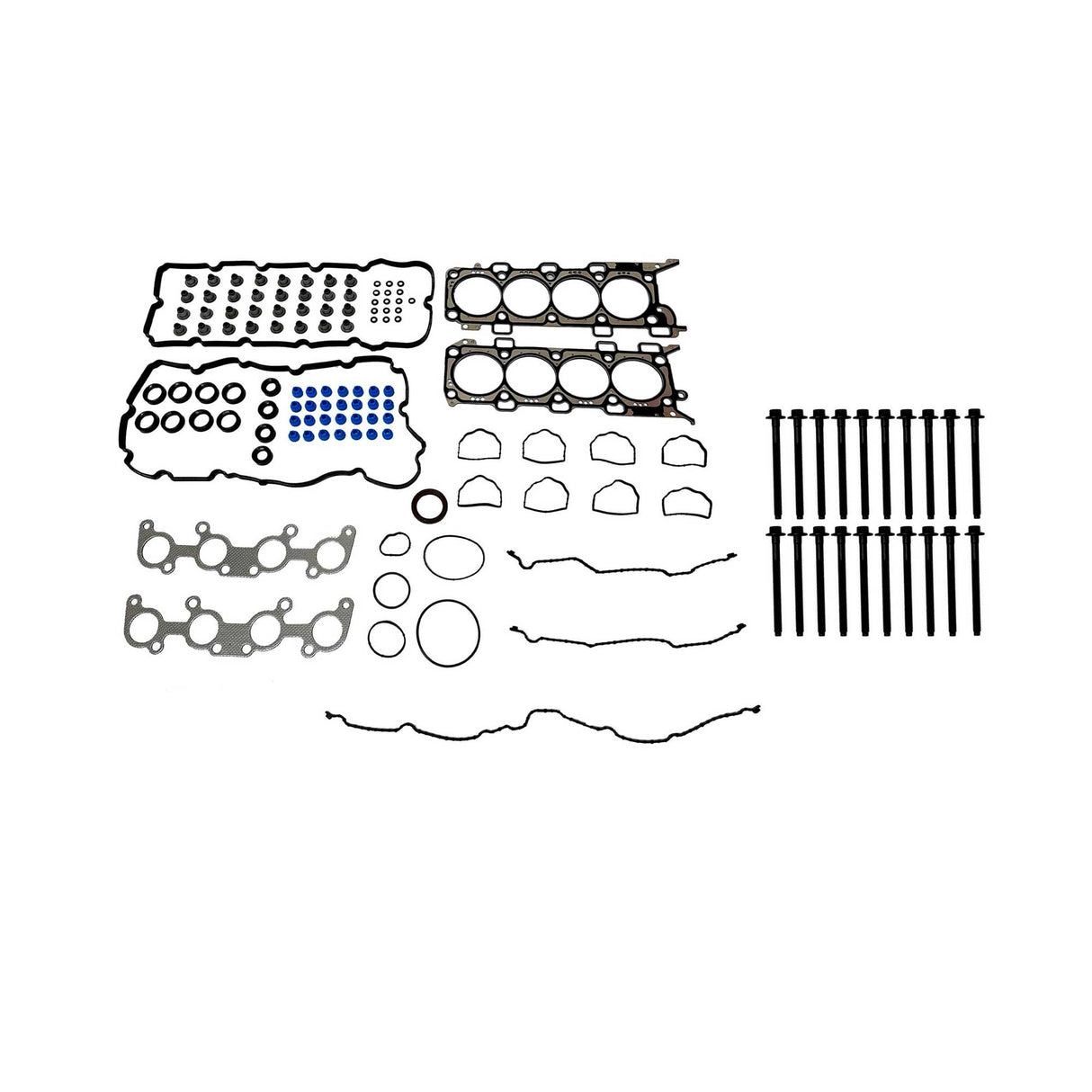 Cylinder Head Set with Head Bolt Kit 2015-2017 Ford 5.0L