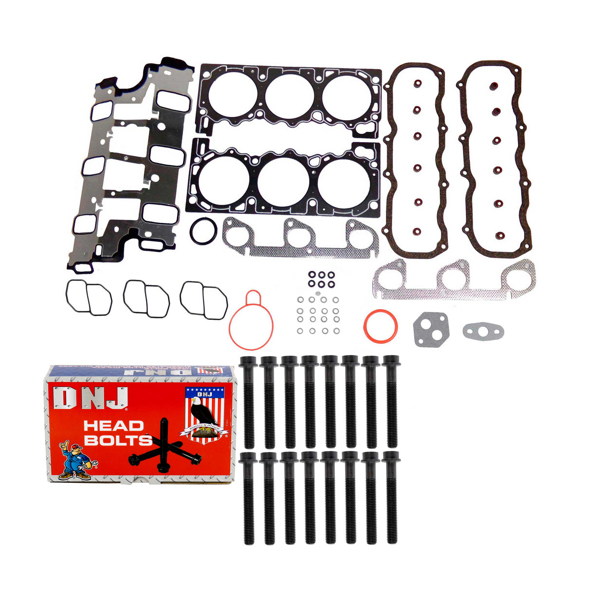 Cylinder Head Gasket set with Head Bolt Kit 1995-1996 Ford,Mazda 4.0L