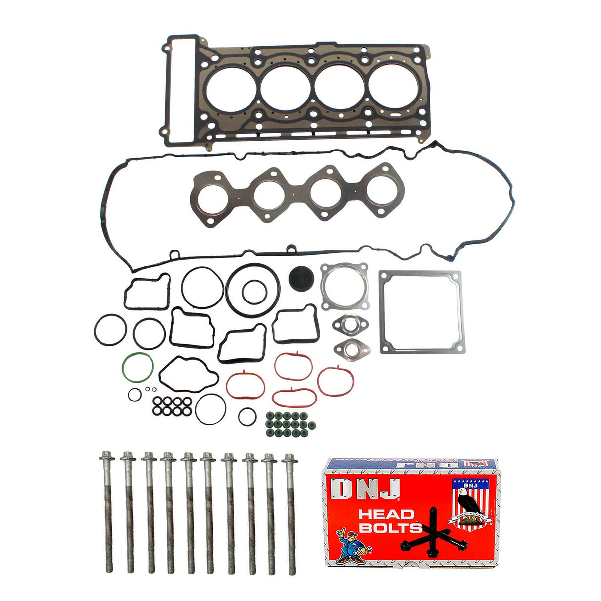 Cylinder Head Gasket set with Head Bolt Kit 2003-2005 Mercedes-Benz 1.8L