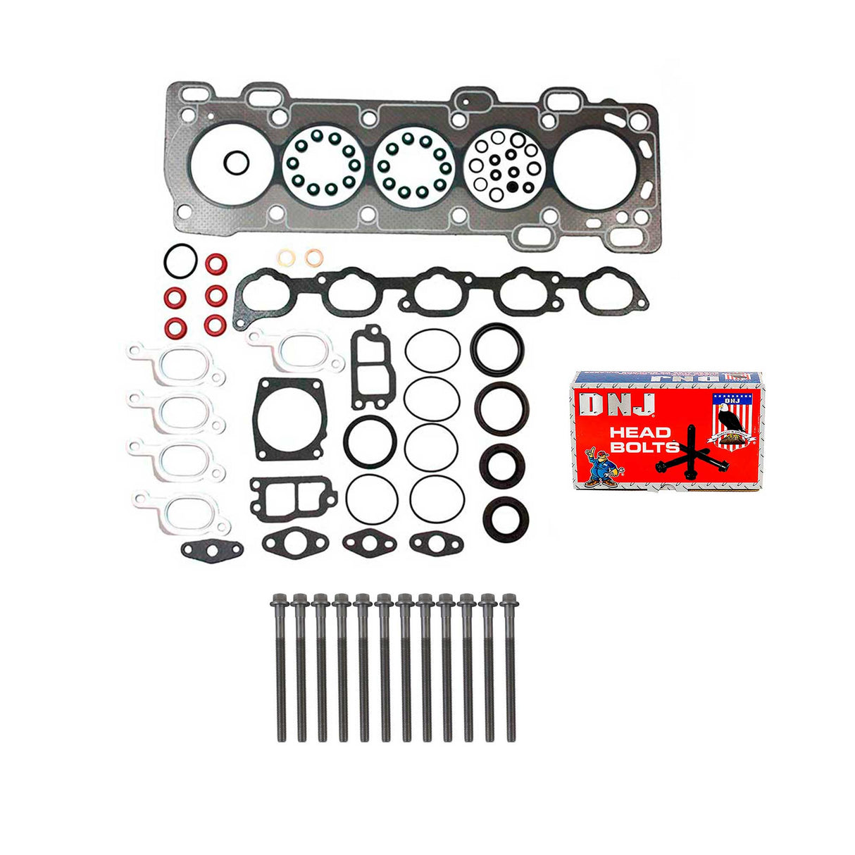 Cylinder Head Gasket set with Head Bolt Kit