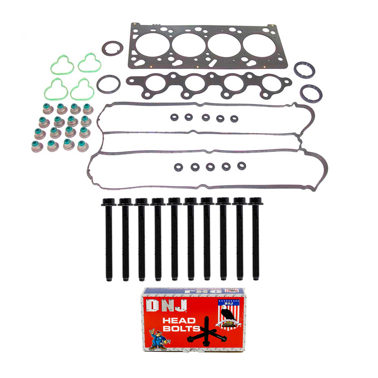 Cylinder Head Gasket set with Head Bolt Kit 2001-2002 Ford,Mazda 2.0L