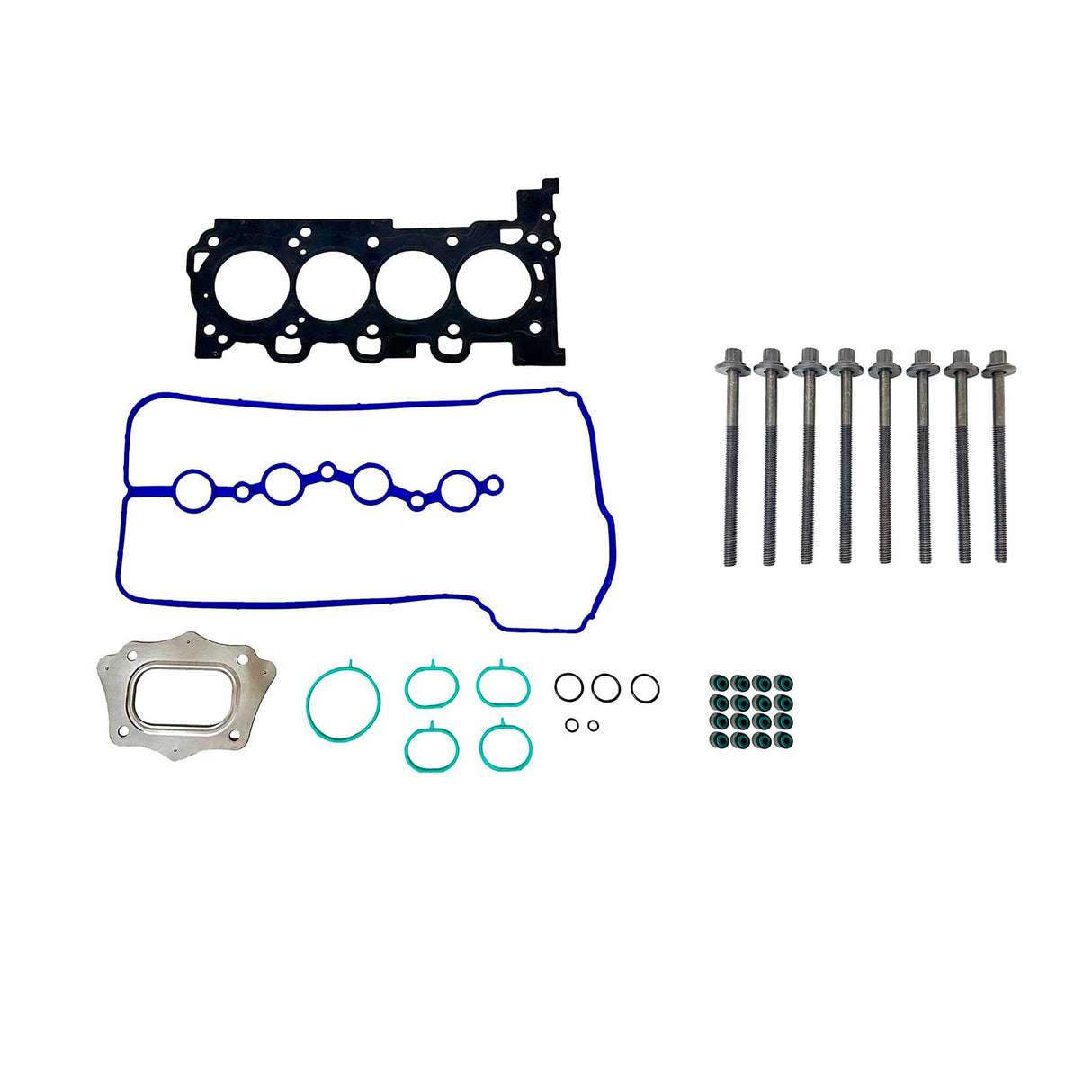 Cylinder Head Set with Head Bolt Kit 2017-2020 Hyundai 1.4L