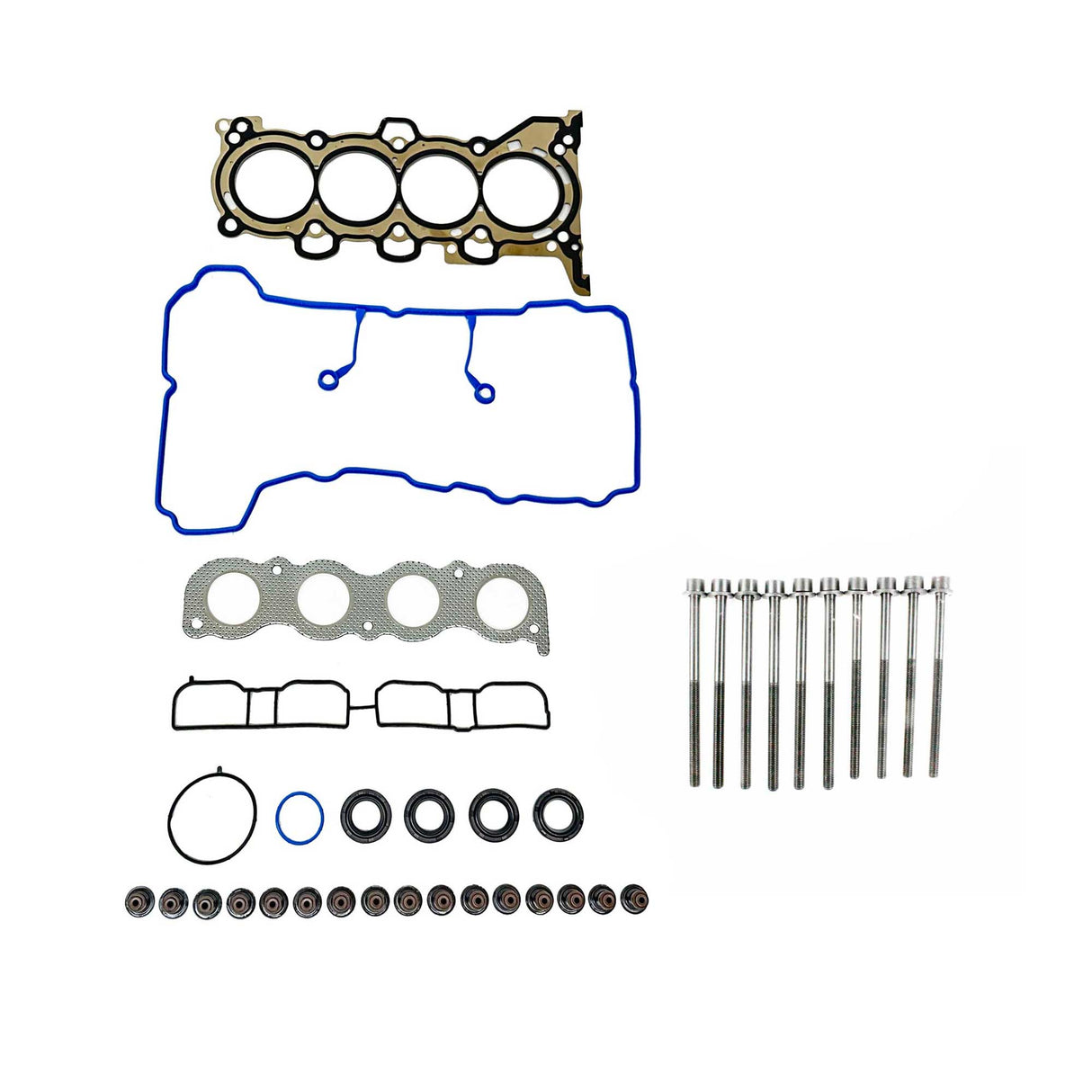 Cylinder Head Set with Head Bolt Kit 2014-2016 Hyundai 1.8L