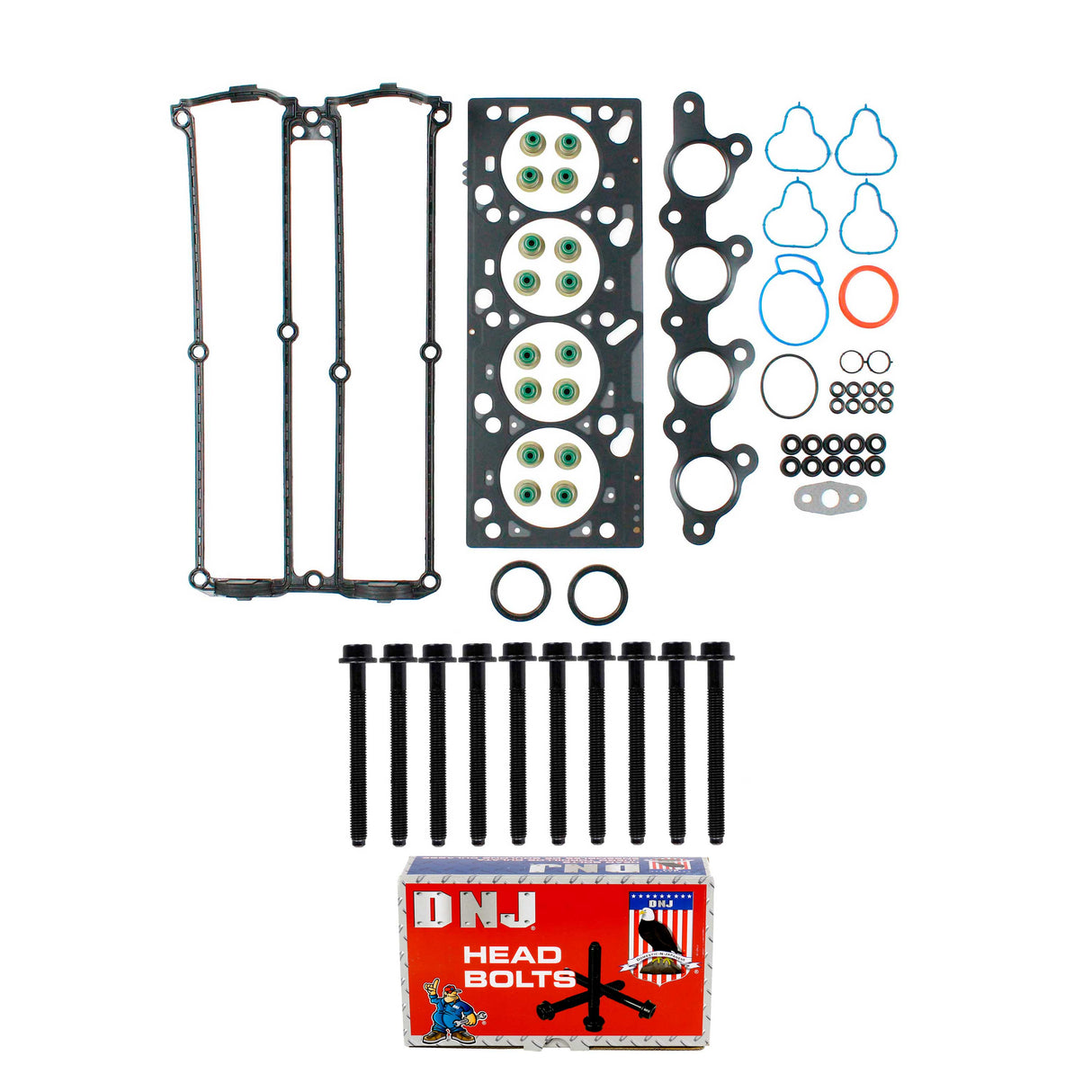 Cylinder Head Gasket set with Head Bolt Kit 2000 Ford 2.0L