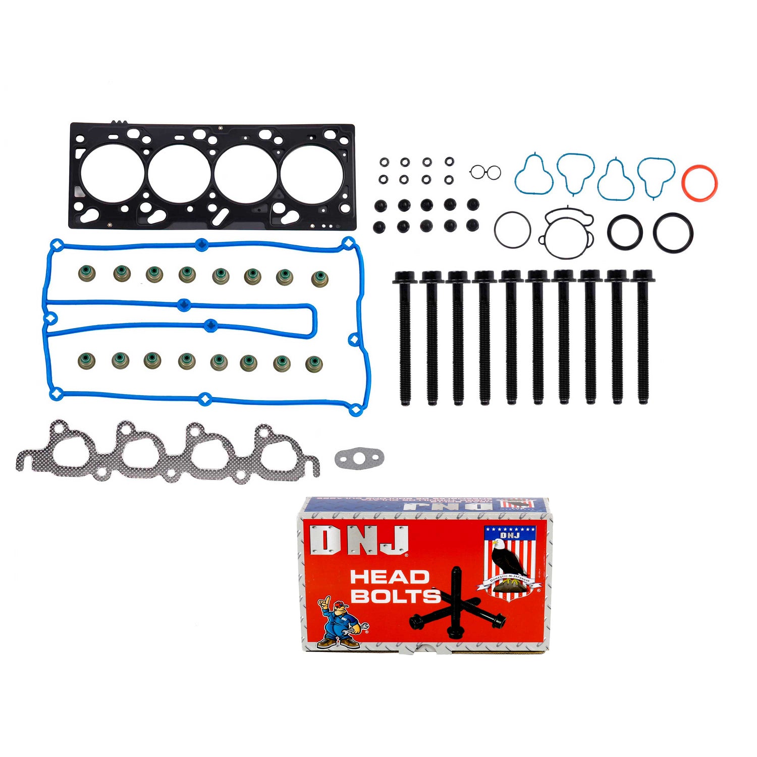 Cylinder Head Gasket set with Head Bolt Kit 2000 Ford,Mercury 2.0L
