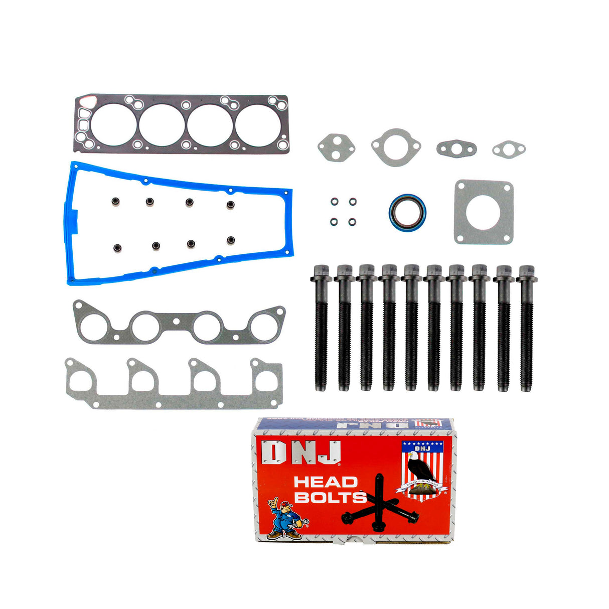 Cylinder Head Gasket set with Head Bolt Kit 1995-1998 Ford,Mazda 2.3L-2.5L