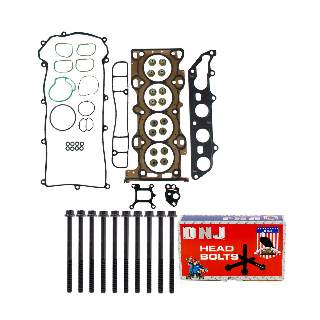 Cylinder Head Gasket set with Head Bolt Kit 2003-2004 Ford 2.3L