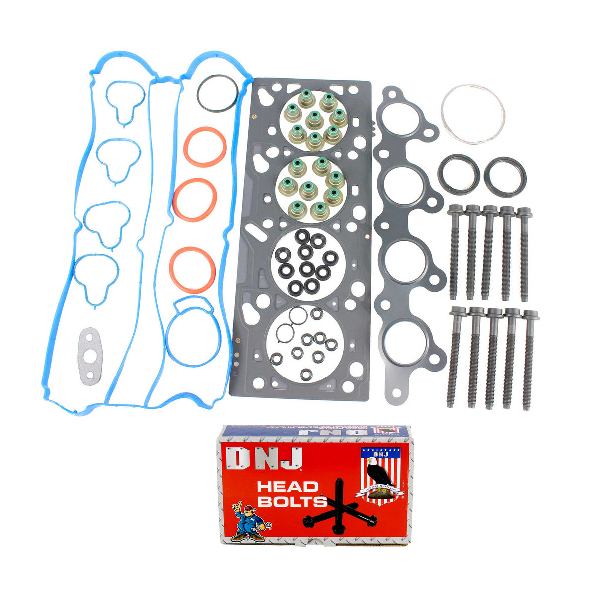 Cylinder Head Gasket set with Head Bolt Kit 2002-2004 Ford,Mazda 2.0L