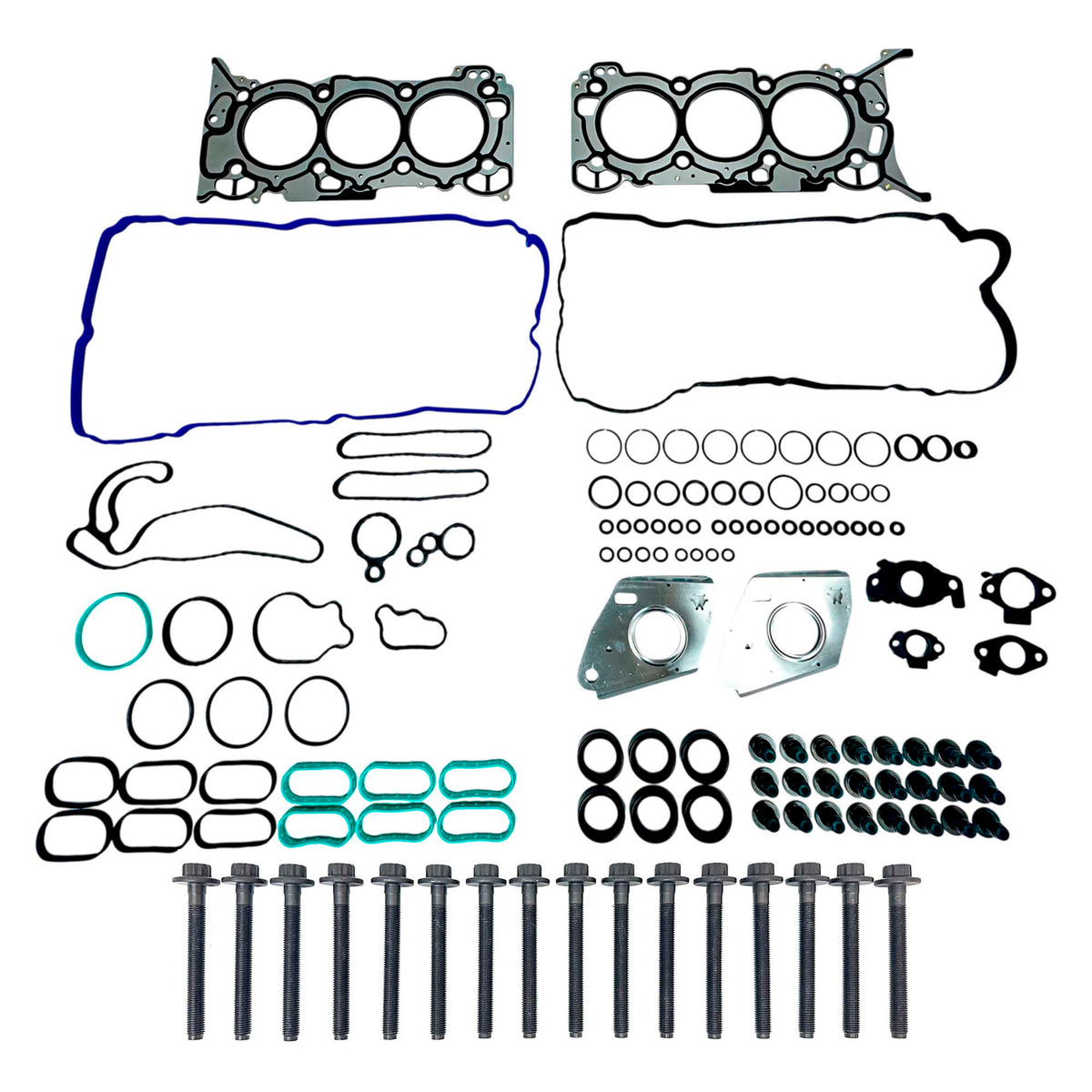 Cylinder Head Gasket Set with Head Bolts 2018-2022 Ford Bronco & F-150 2.7L V6