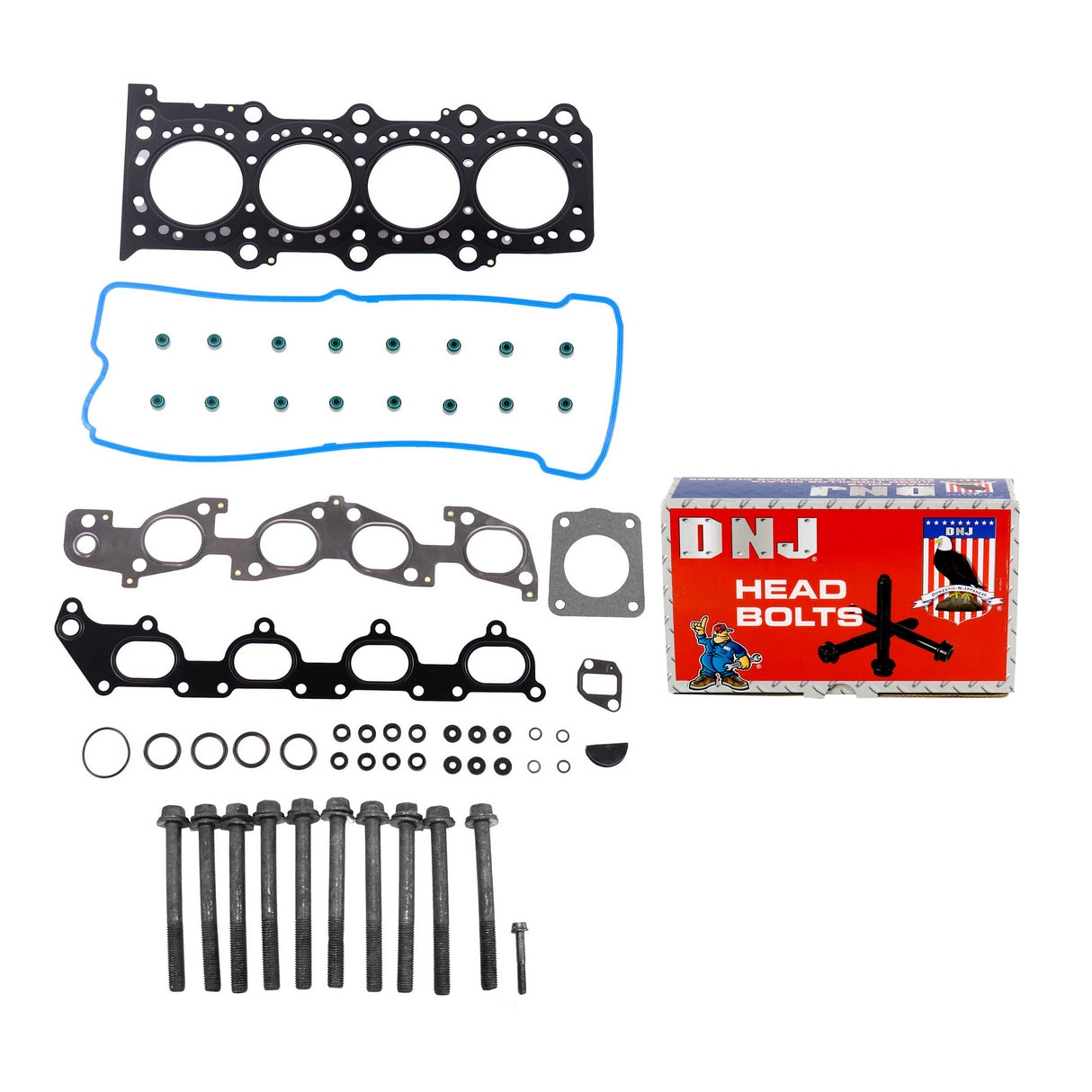 Cylinder Head Gasket set with Head Bolt Kit 1996-2003 Chevrolet,Suzuki 1.8L-2.0L