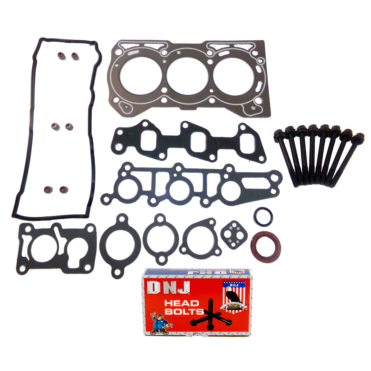 Cylinder Head Gasket set with Head Bolt Kit 1989-2000 Chevrolet,Geo 1.0L