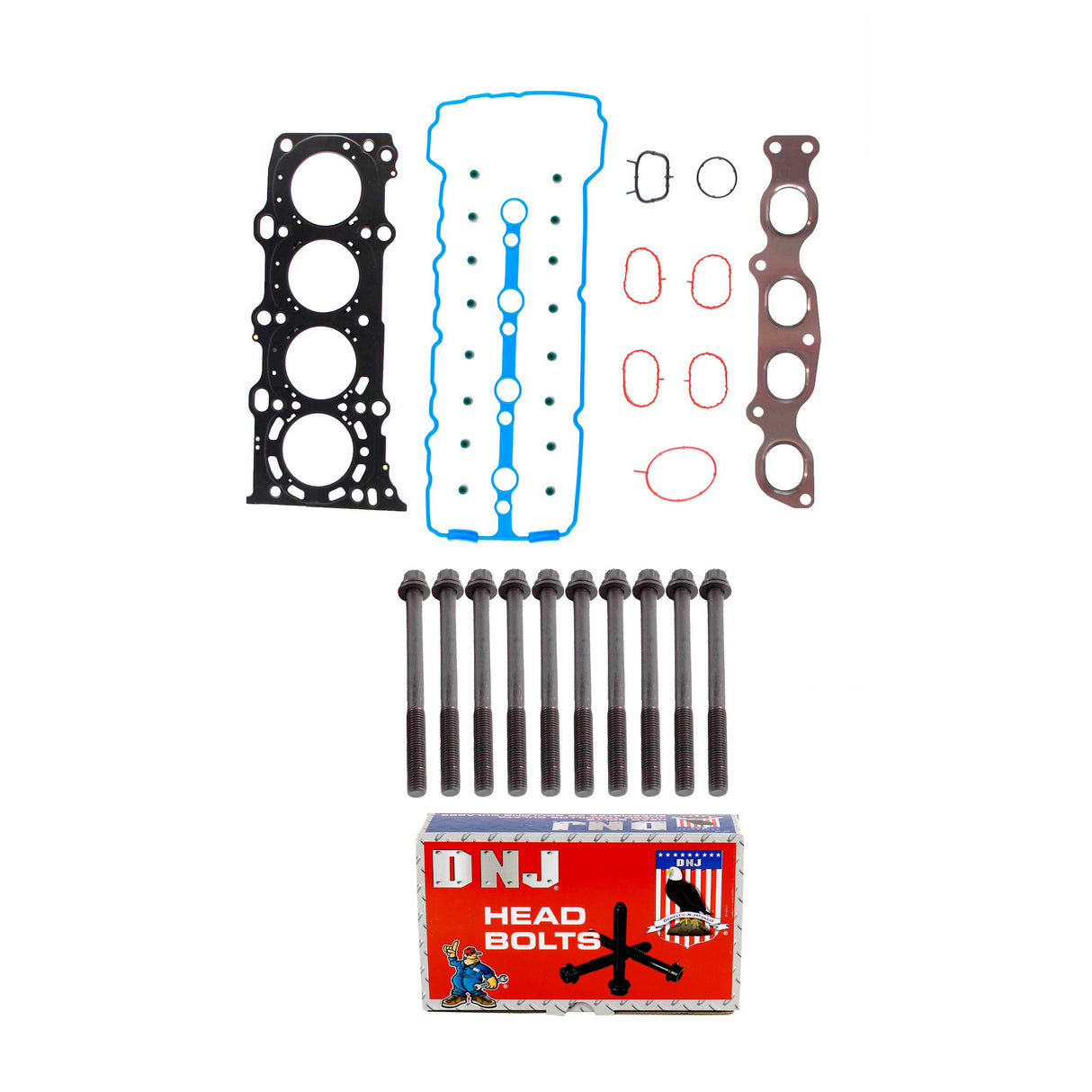 Cylinder Head Gasket set with Head Bolt Kit