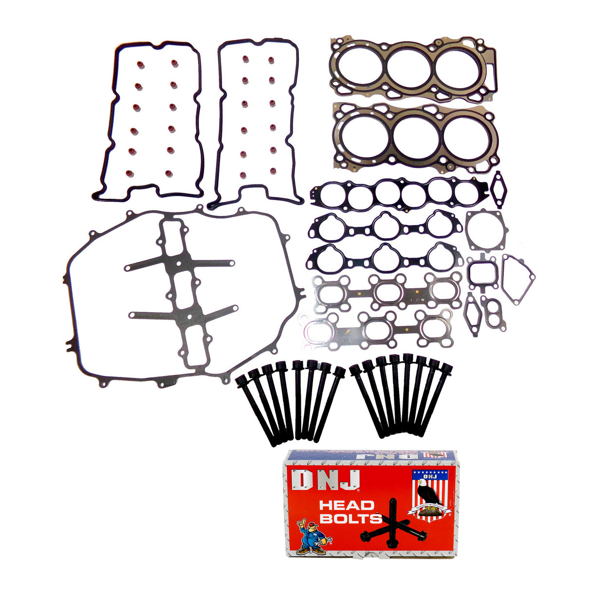 Cylinder Head Gasket set with Head Bolt Kit 2003-2008 INFINITI,Nissan 3.5L