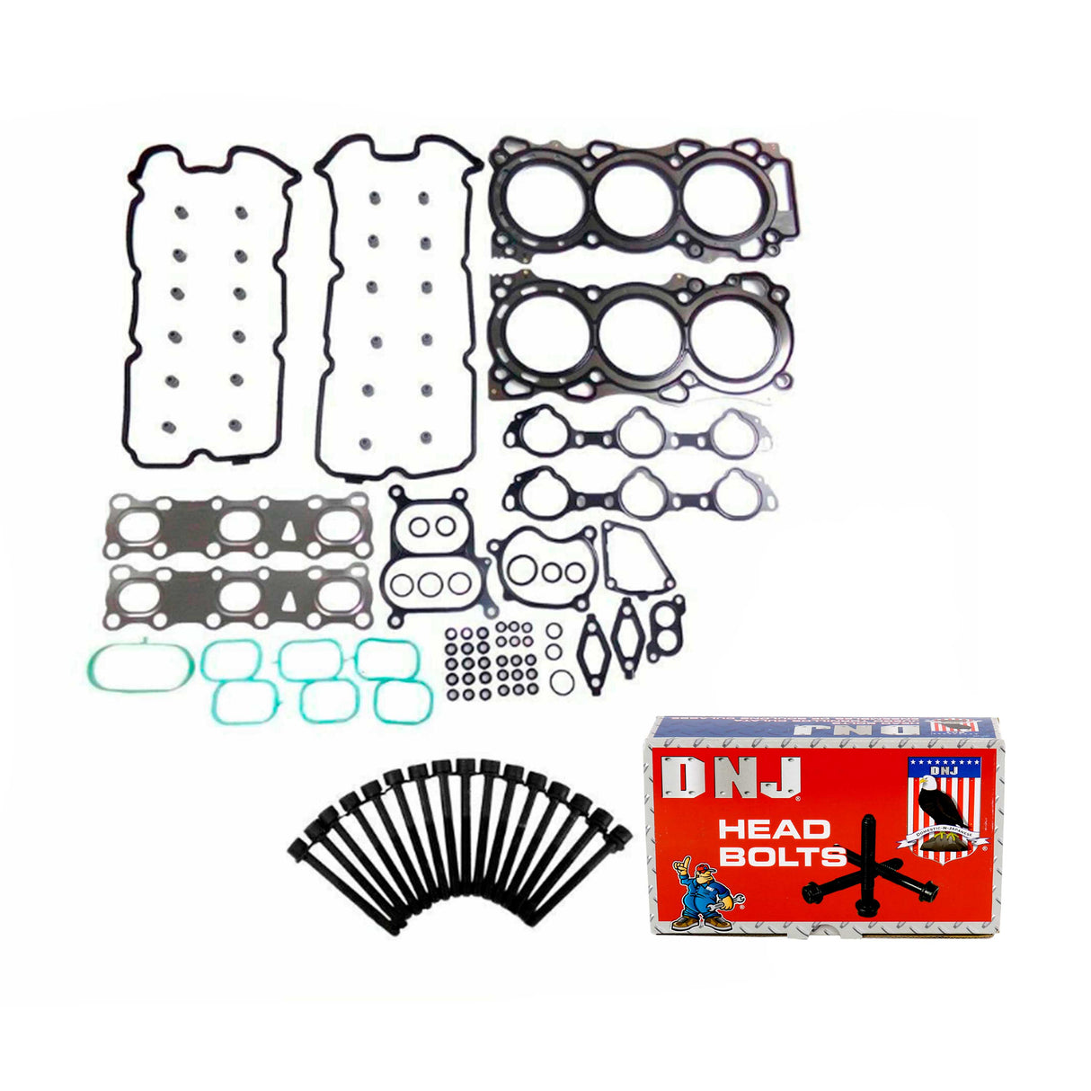 Cylinder Head Gasket set with Head Bolt Kit 2005-2021 Nissan,Suzuki 4.0L