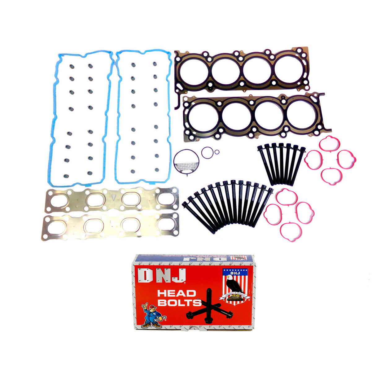 Cylinder Head Gasket set with Head Bolt Kit 2004-2017 INFINITI,Nissan 5.6L