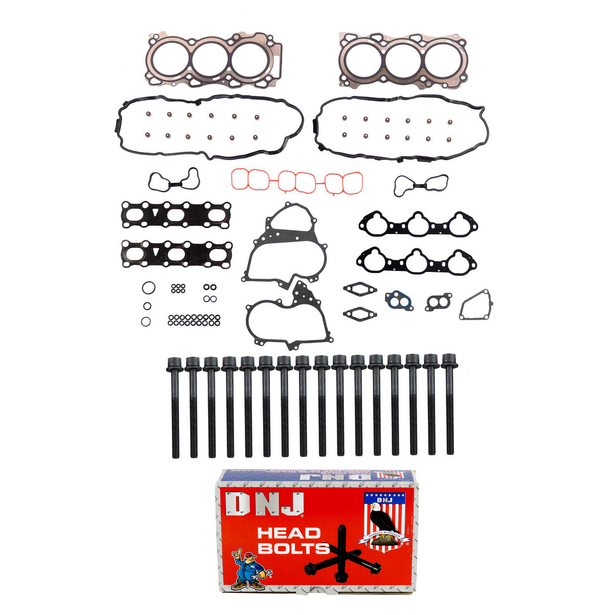 Cylinder Head Gasket set with Head Bolt Kit 2007-2016 INFINITI,Nissan 3.5L