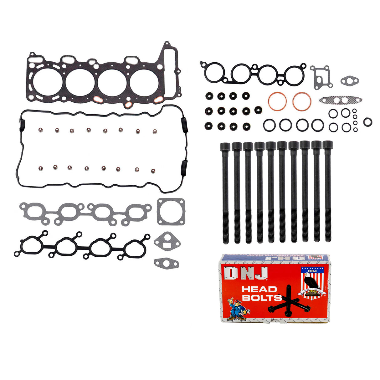 Cylinder Head Gasket set with Head Bolt Kit 1991-1993 INFINITI,Nissan 2.0L