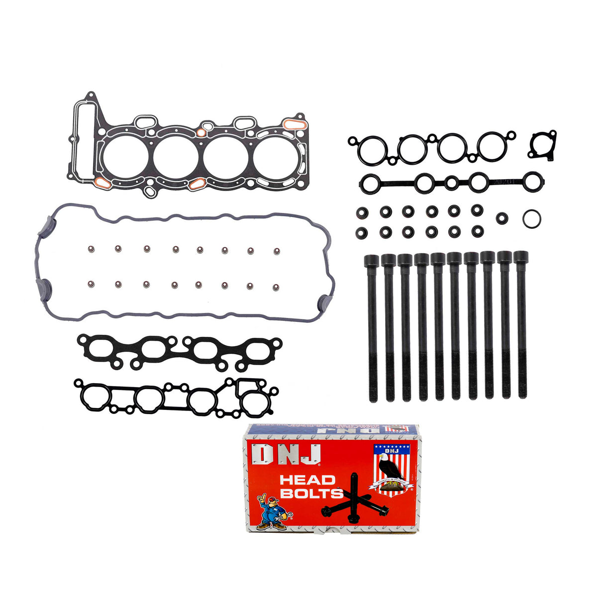 Cylinder Head Gasket set with Head Bolt Kit 1994-1999 INFINITI,Nissan 2.0L