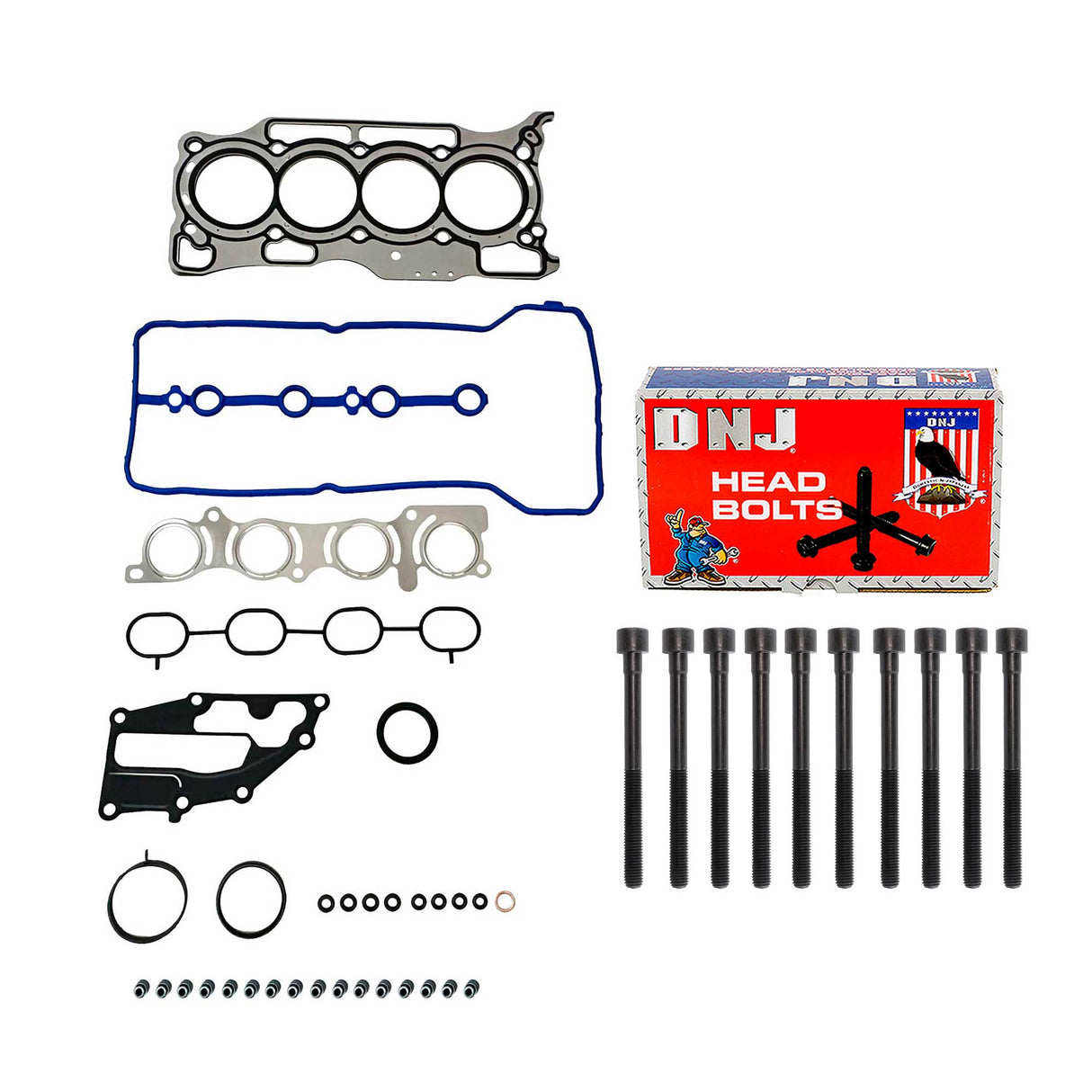 Cylinder Head Set with Head Bolt Kit 2012-2019 Nissan 1.6L