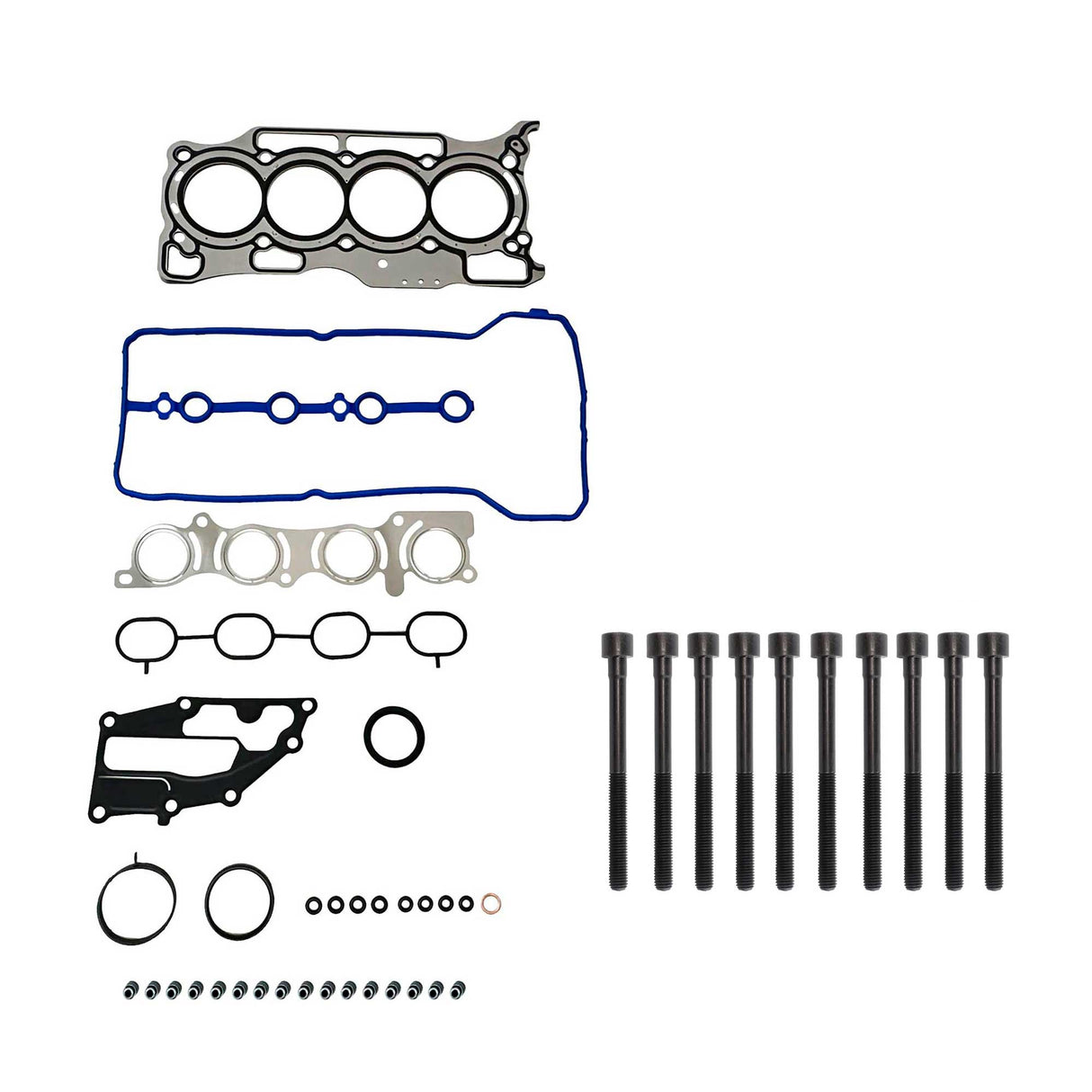 Cylinder Head Set with Head Bolt Kit 2012-2019 Nissan 1.6L
