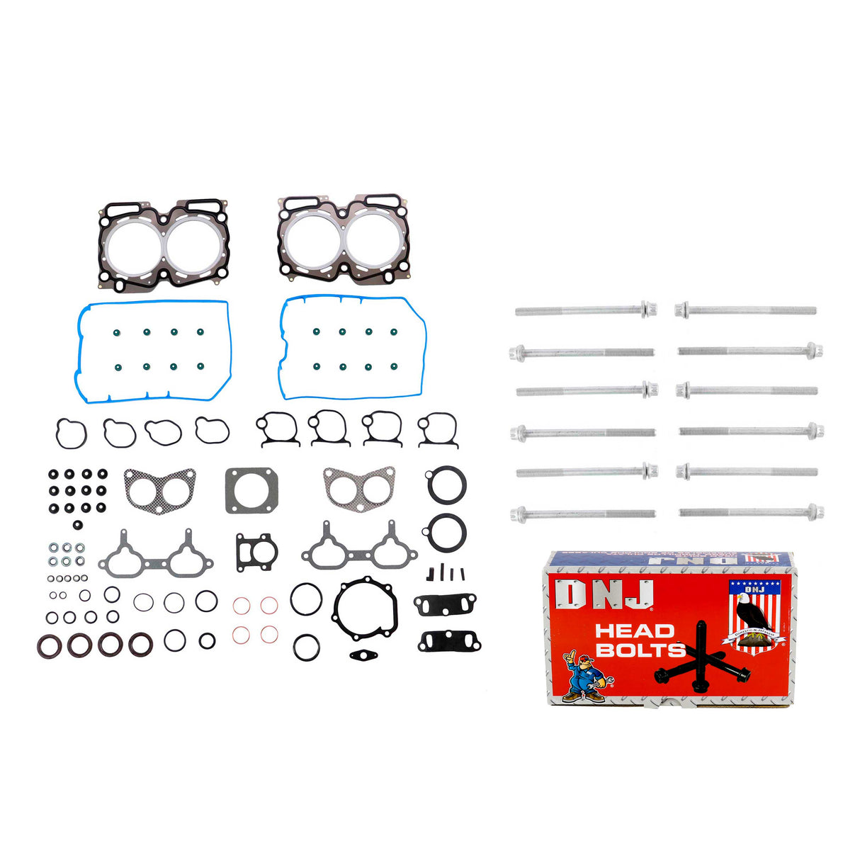 Cylinder Head Gasket set with Head Bolt Kit 1996-1999 Subaru 2.5L