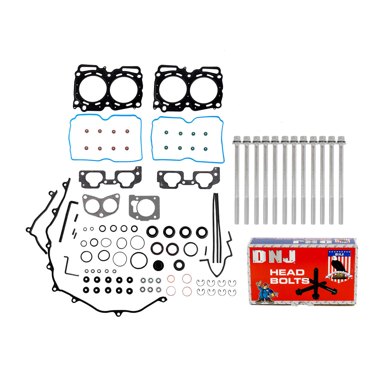 Cylinder Head Gasket set with Head Bolt Kit 1999-2011 Saab,Subaru 2.5L