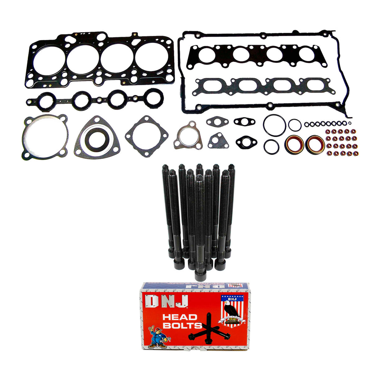 Cylinder Head Gasket set with Head Bolt Kit 1997-2006 Audi,Volkswagen 1.8L
