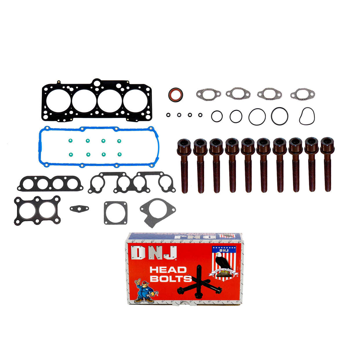 Cylinder Head Gasket set with Head Bolt Kit 1993-2002 Volkswagen 2.0L