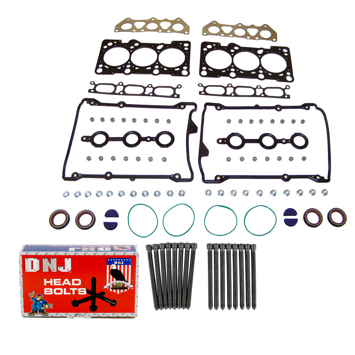Cylinder Head Gasket set with Head Bolt Kit 2000-2005 Audi 2.7L