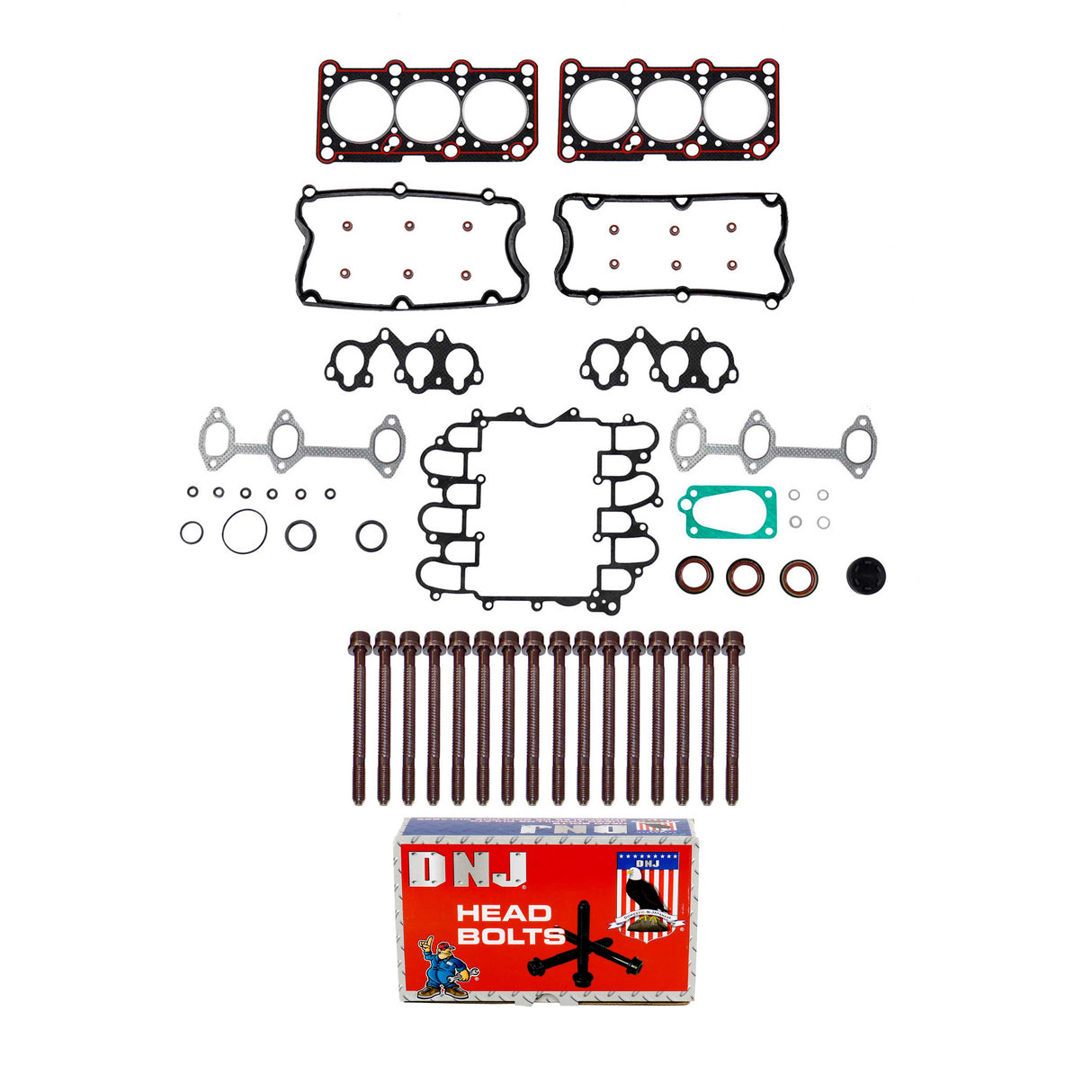 Cylinder Head Gasket set with Head Bolt Kit 1992-1995 Audi 2.8L