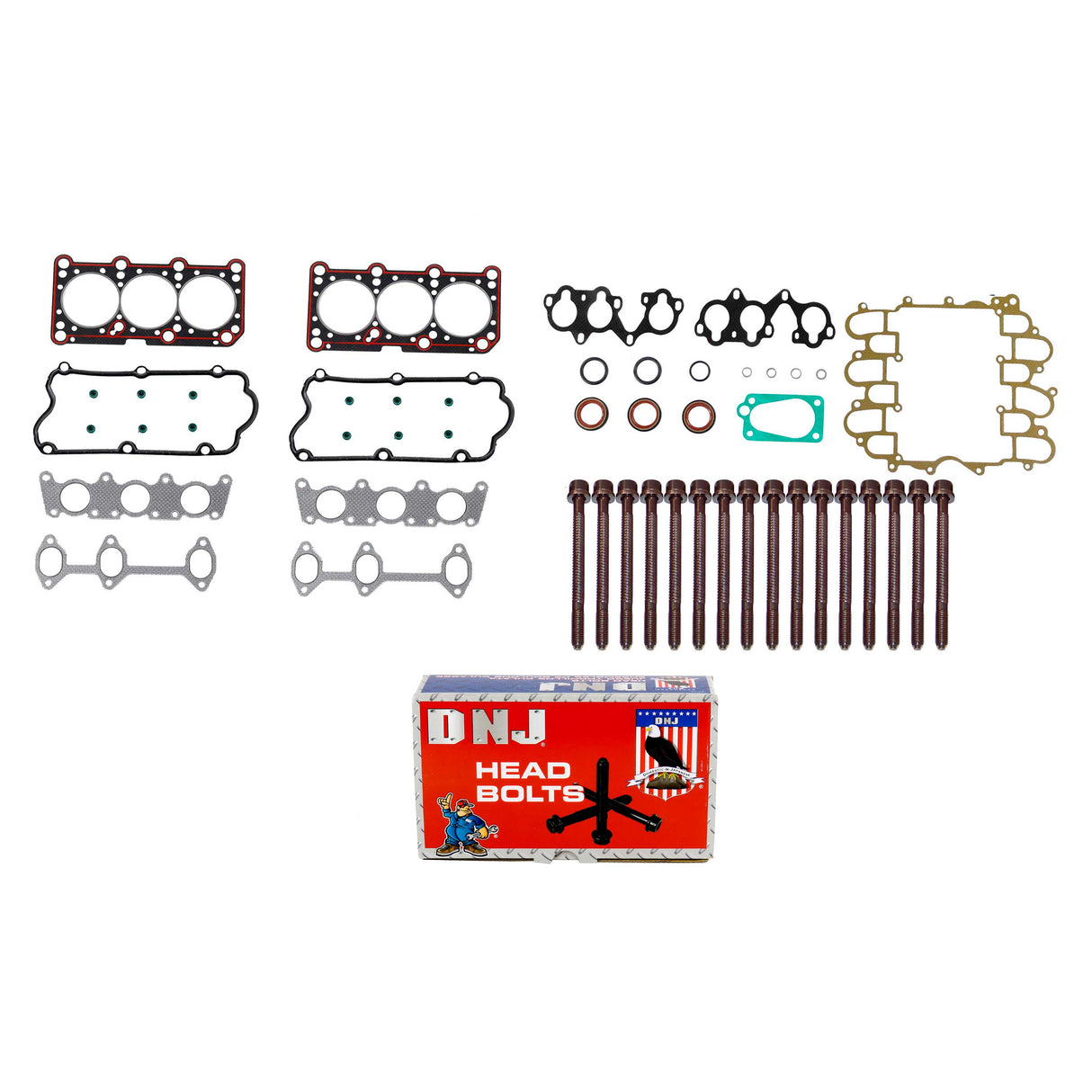 Cylinder Head Gasket set with Head Bolt Kit 1995-1998 Audi 2.8L