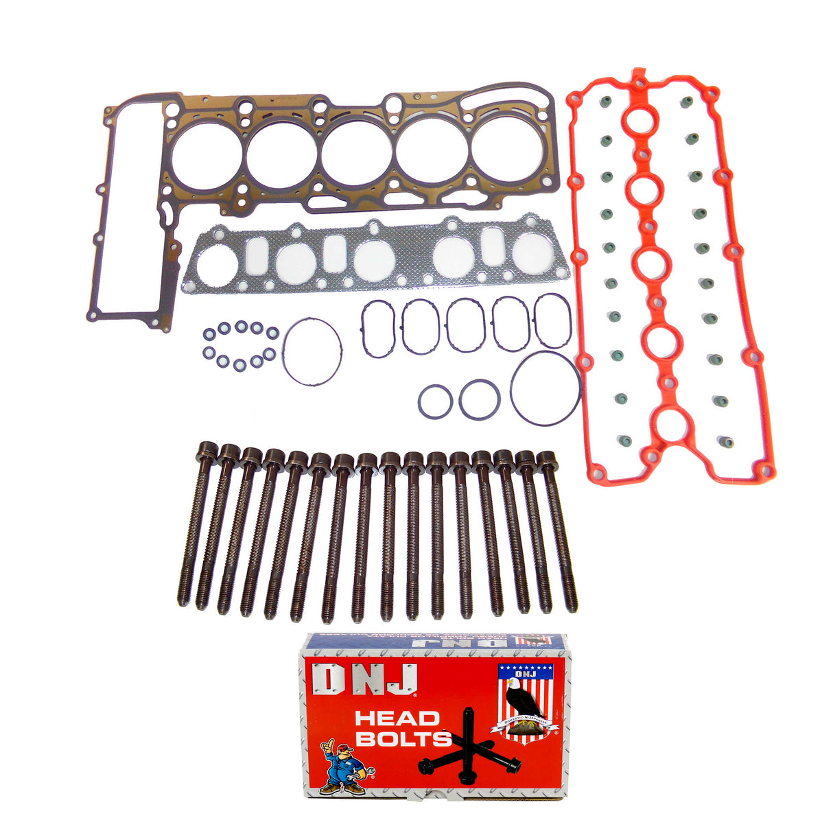 Cylinder Head Gasket set with Head Bolt Kit 2005-2014 Volkswagen 2.5L