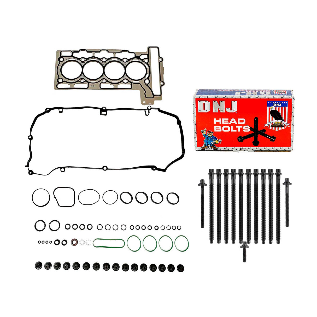 Cylinder Head Set with Head Bolt Kit 2011-2016 Mini 1.6L