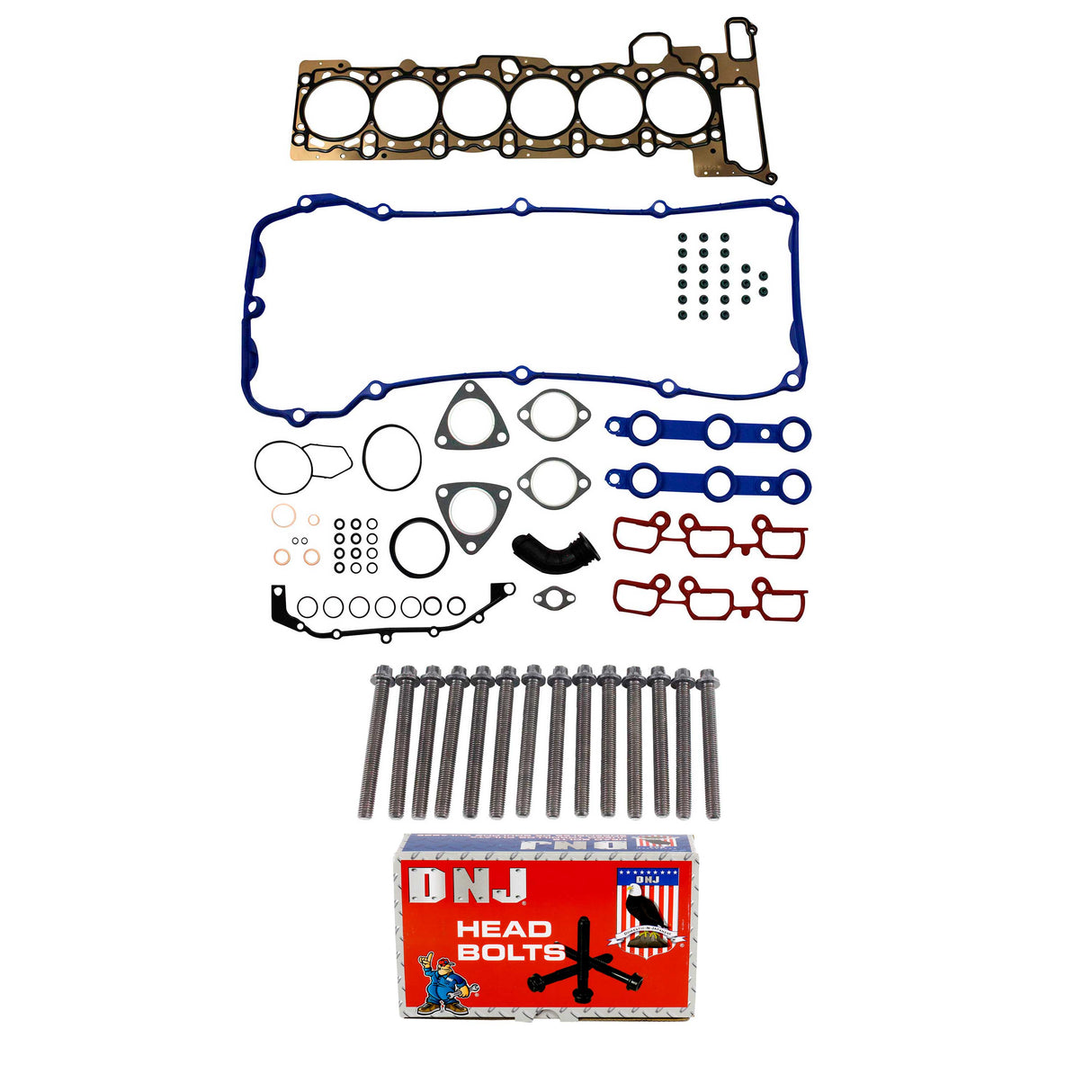 Cylinder Head Gasket set with Head Bolt Kit