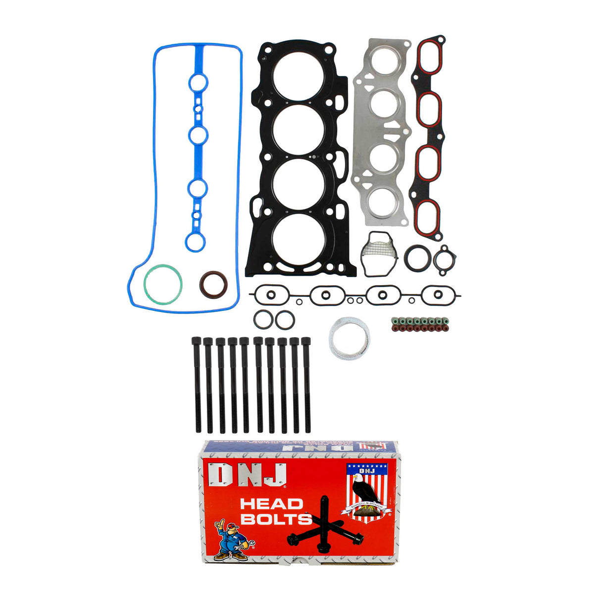 Cylinder Head Gasket set with Head Bolt Kit 2001-2006 Scion,Toyota 2.4L