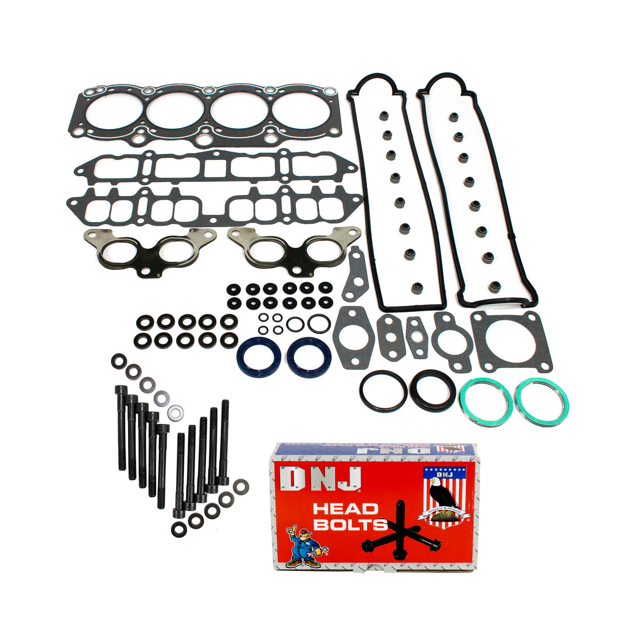 Cylinder Head Gasket set with Head Bolt Kit 1986-1989 Toyota 2.0L