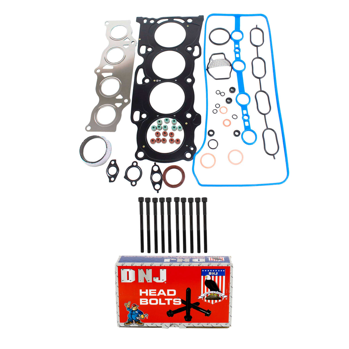 Cylinder Head Gasket set with Head Bolt Kit 2001-2003 Toyota 2.0L